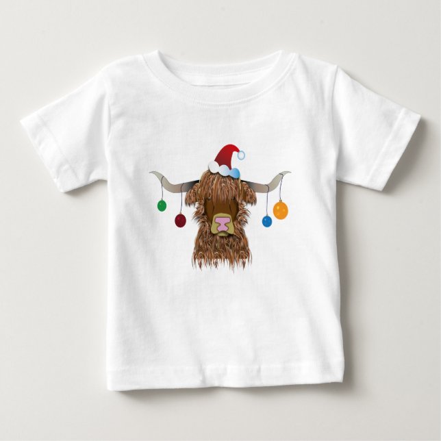 T-shirts Vaca de Natal (Frente)