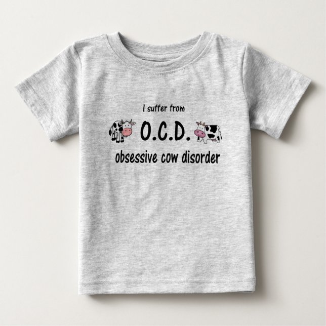 T-shirts Vaca OCD (Frente)