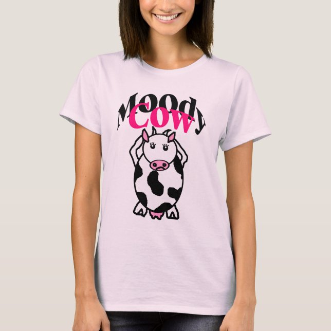 T-shirts Vaca temperamental (Frente)