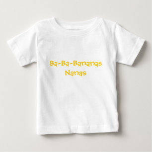 T-shirts Vagabundo-Vagabundo-Bananas do bebê