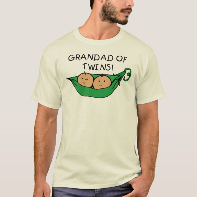 T-shirts Vagem gêmeo do Grandad (Frente)