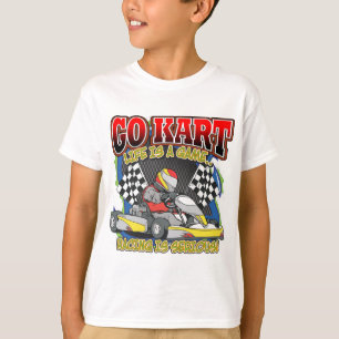 T-shirts Vai a vida de Kart
