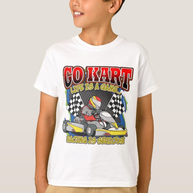 T-shirts Vai a vida de Kart (Frente)