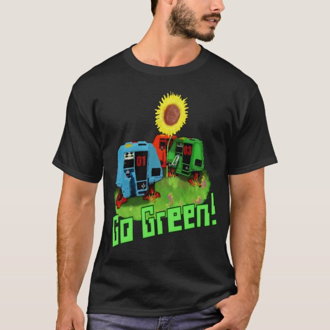 T-shirts Vai o verde (Frente)