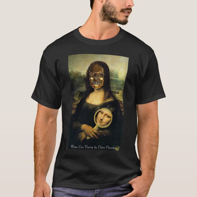 T-shirts Vaidade de Mona Lisa (Frente)