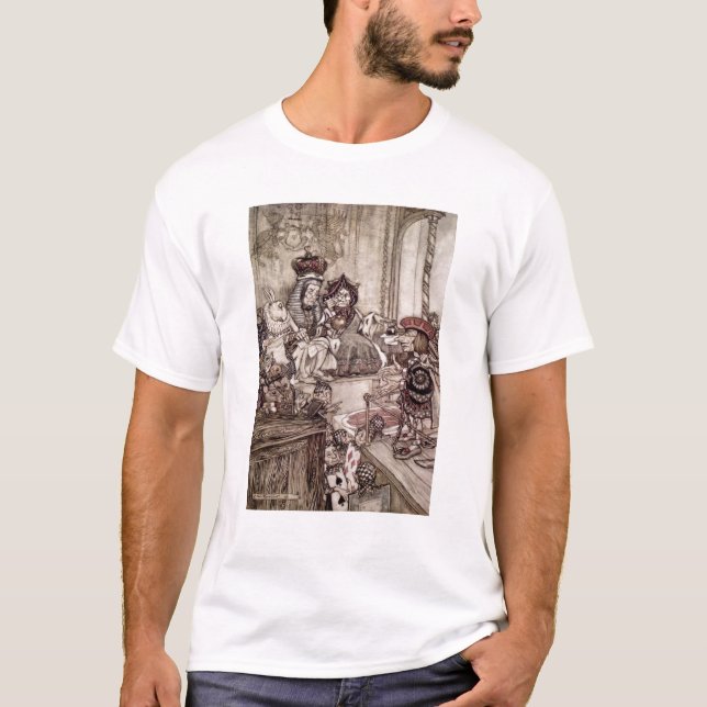 T-shirts Valete de Arthur Rackham | antes do rei e da (Frente)