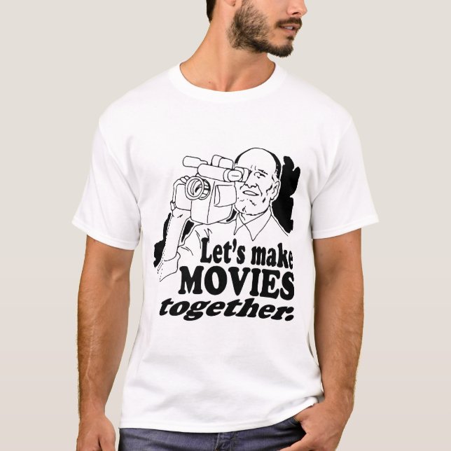 T-SHIRTS VAMOS FAZER FILMES JUNTOS (Frente)