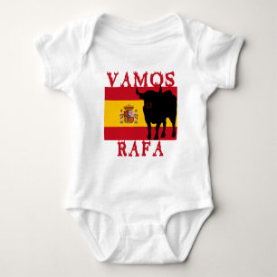 T-shirts Vamos Rafa com a bandeira da espanha