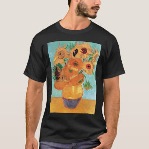 T-shirts Van Gogh - Natureza Morta Vaso Com Doze Girassóis