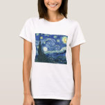 T-shirts Van Gogh Starry Night<br><div class="desc">Vincent Van Gogh (30 de março de 1853 - 29 de julho de 1890) era um pintor holandês de imprensa Poste e um dos artistas mais famosos de todos os tempos.</div>