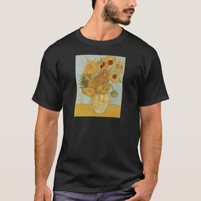 T-shirts Van Gogh Sunflower (Frente)