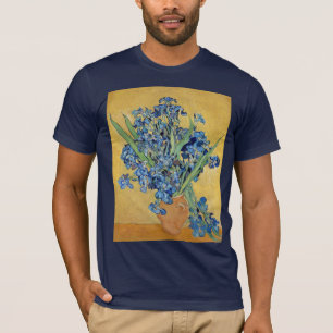T-shirts Van Gogh torna iridescente a arte amarela das