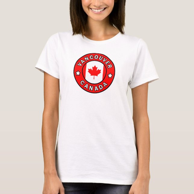 T-shirts Vancouver Canadá (Frente)