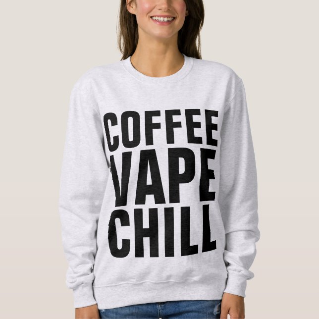 T-shirts VAPE CAFÉ CHILL (Frente)