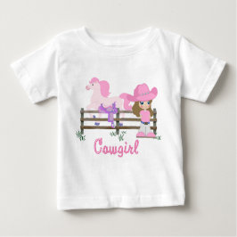 T-shirts Vaqueira Com Cavalo