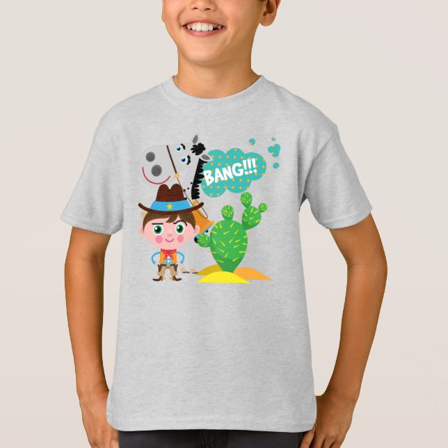 T-shirts Vaqueiro e cavalo (Frente)