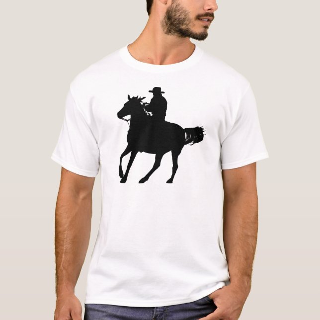 T-shirts Vaqueiro e seu cavalo (Frente)