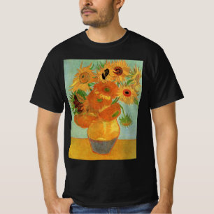 T-shirts Vase com doze girassóis por Vincent van Gogh