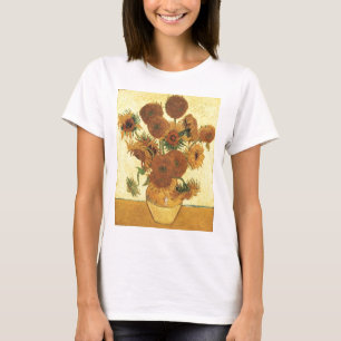 T-shirts Vase com quinze girassóis, Vincent van Gogh
