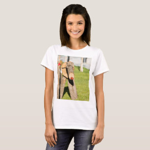 T-shirts Veado de Natal de madeira