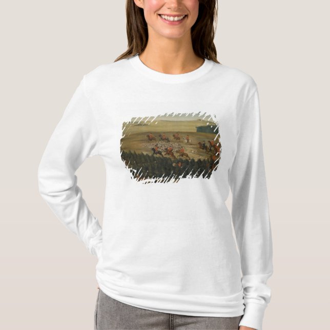 T-shirts Veado-hunting com Frederick William mim de Prússia (Frente)