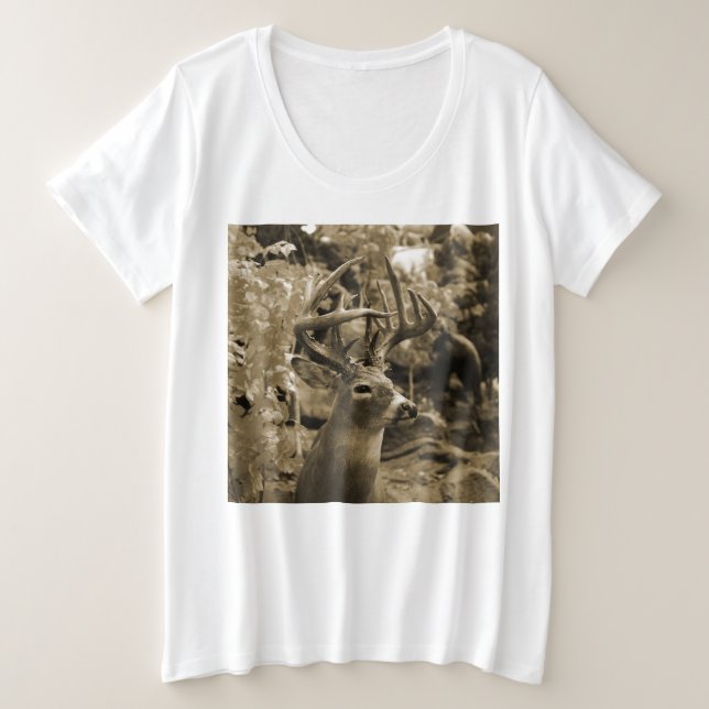 T-shirts Veado Troféu (Frente do Design)