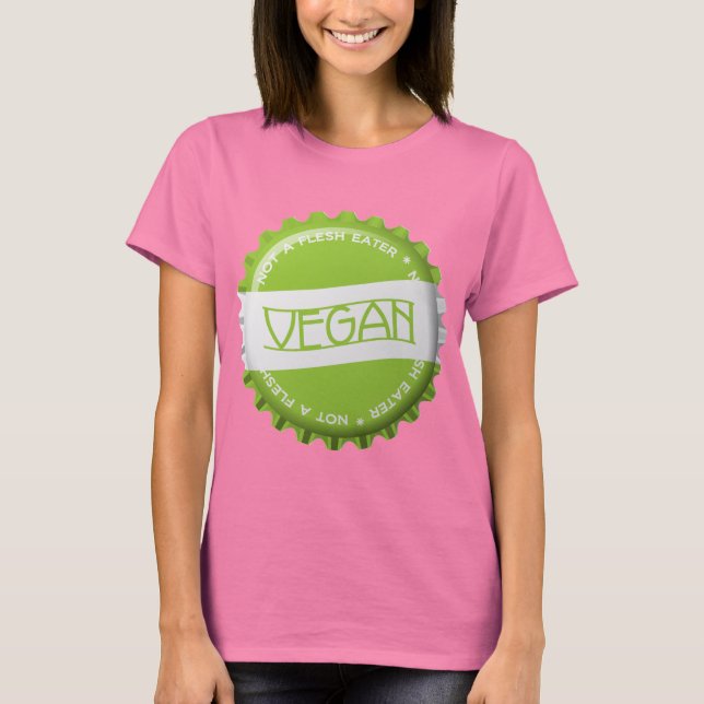 T-shirts Vegan Bottlecap (Frente)