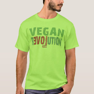 T-shirts VEGAN rEVOLution -. -