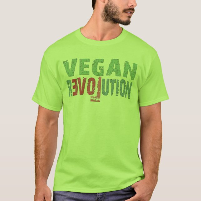 T-shirts VEGAN rEVOLution -. - (Frente)