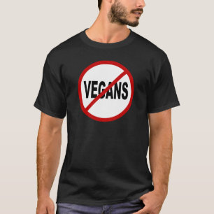 T-shirts Vegans do ódio Vegans/No permitidos a indicação