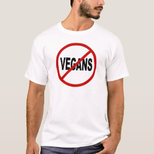 T-shirts Vegans do ódio Vegans/No permitidos a indicação