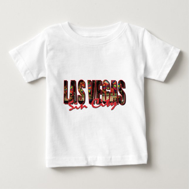 T-shirts VEGAS WORD e Cidade de Sin (Frente)