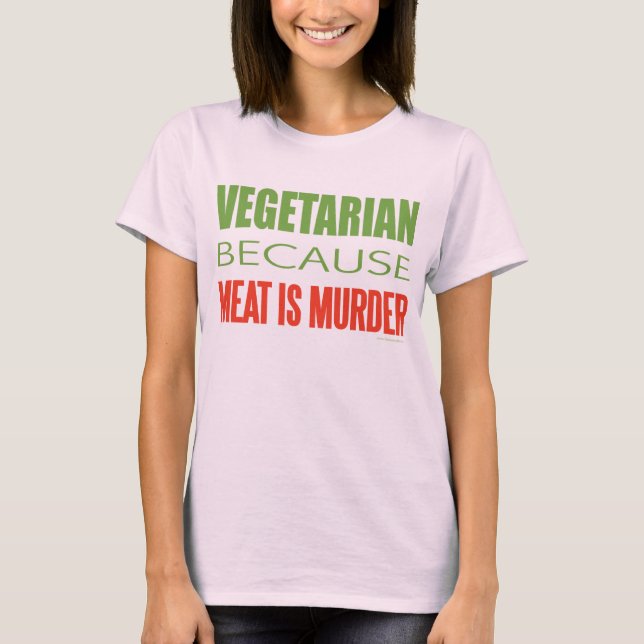 T-shirts Vegetariana (Frente)