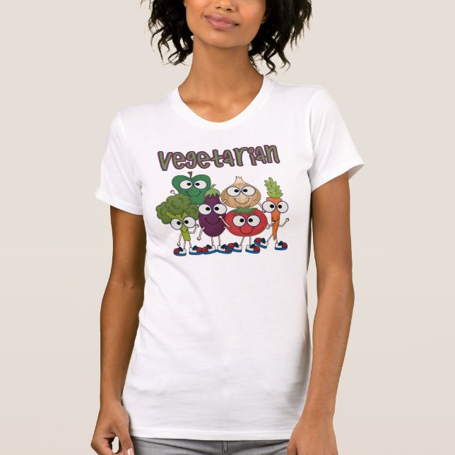 T-shirts Vegetariano (Frente)