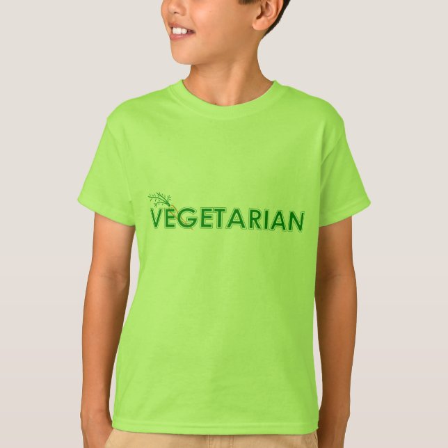 T-shirts Vegetariano (Frente)
