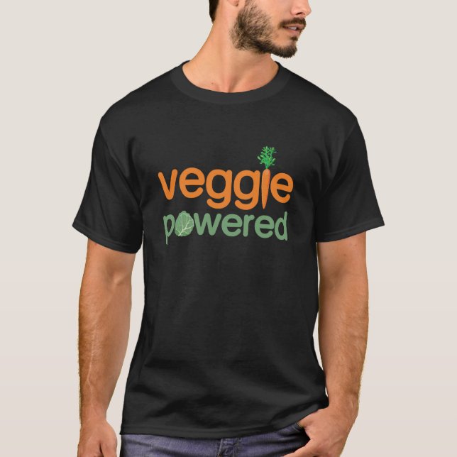 T-shirts Vegetariano psto vegetal do vegetariano (Frente)