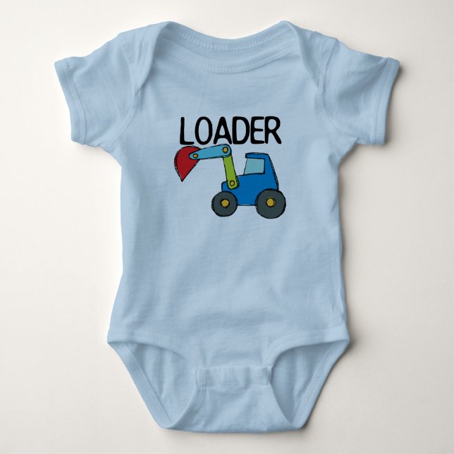 T-shirts Veículo de construção carregador (Frente)