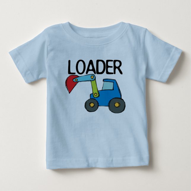 T-shirts Veículo de construção carregador (Frente)