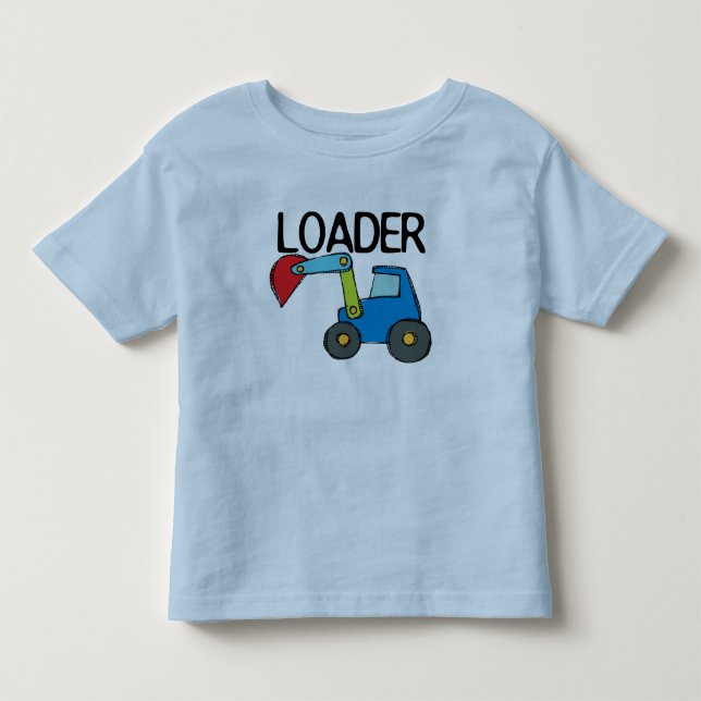 T-shirts Veículo de construção carregador (Frente)