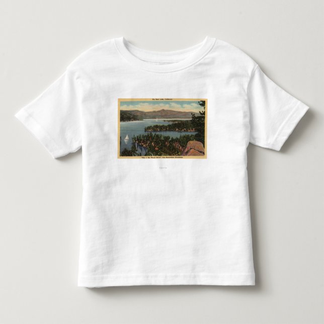 T-shirts Veleiros no lago (Frente)