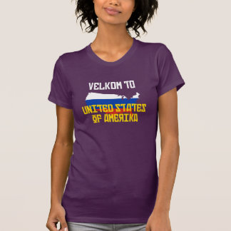 T-shirts Velkom para a Amerika