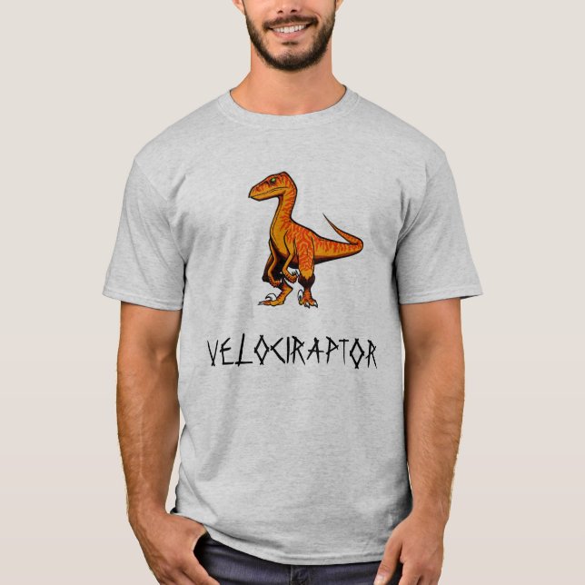 T-shirts Velociraptor (Frente)