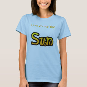 T-shirts Vem aqui o T "azul " de Sun