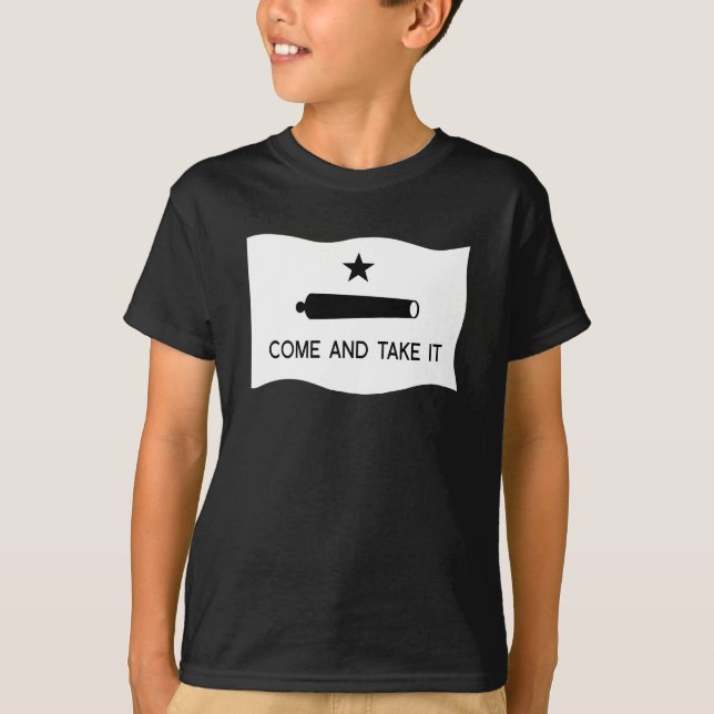 T-shirts Vem tomar-lhe o ~ Texas da bandeira (Frente)