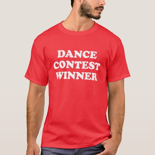 T-shirts Vencedor da competição da dança (Frente)