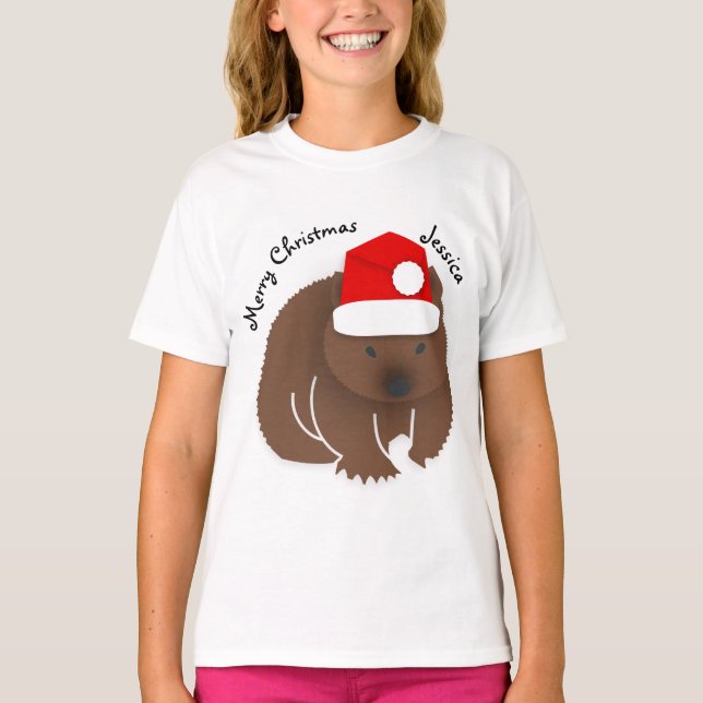 T-shirts Vendedor de Natal (Frente)