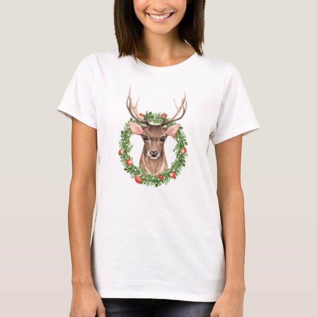 T-shirts Vendedor de Natal (Frente)