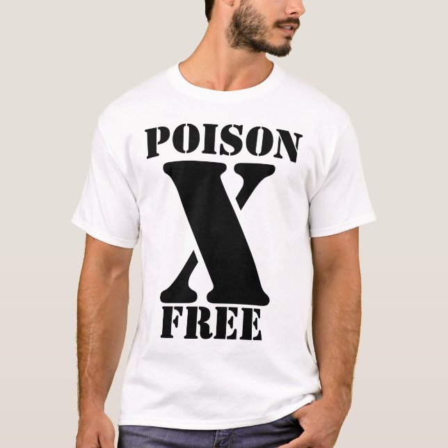T-SHIRTS VENENO, X, LIVRE (Frente)