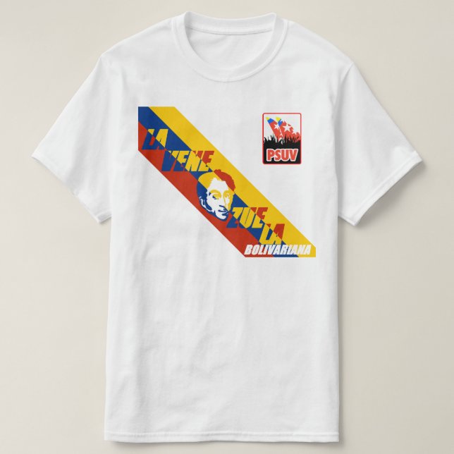 T-SHIRTS VENEZUELA BOLIVARIANA (Frente do Design)