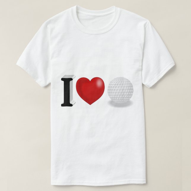 T-shirts Ventilador de Golf (Frente do Design)